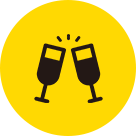 ワインとピッツァで大人の女子会