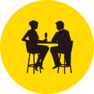 デートでシンプルなランチ